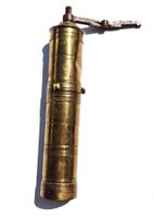 Messing Gewürz-Mühle Handkurbel antik guter Zustand