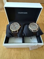 Calvin Klein Uhren-Set Leder braun, neu, top als Geschenk 🎁