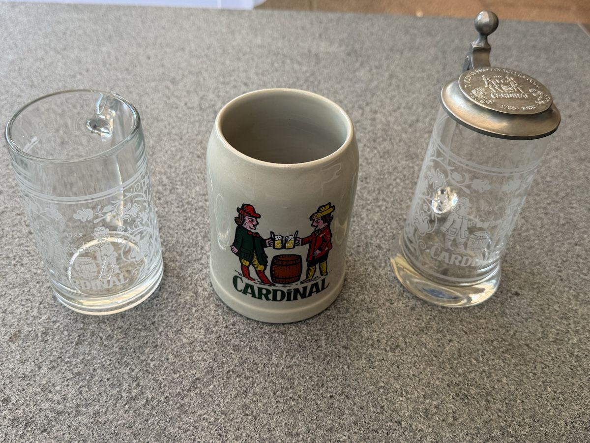 Cardinal Gläser: Cardinal Bier Humpen Set  – Gebraucht aus Deitingen von Himhip