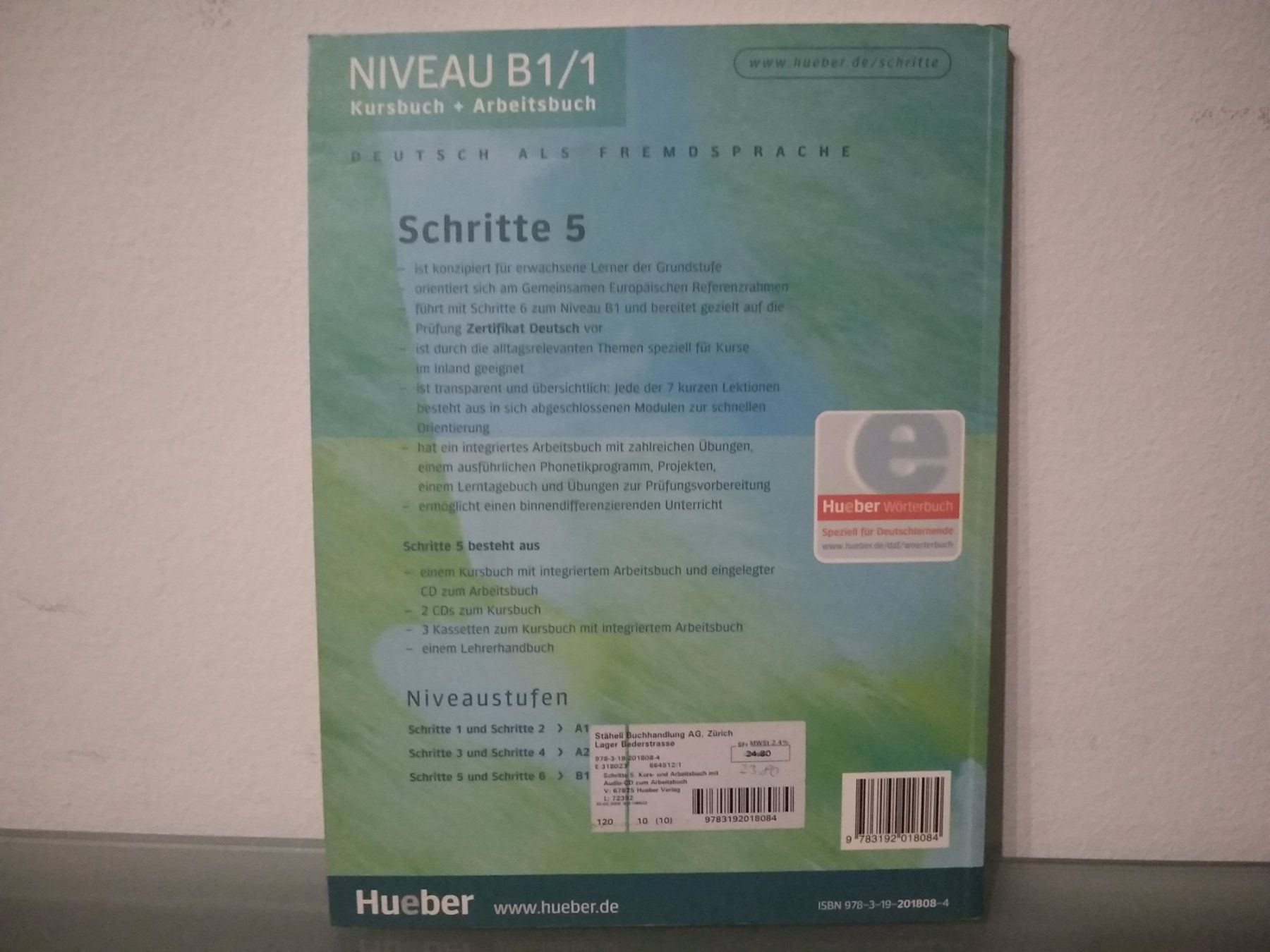 Libri: Schritte 5 Kursbuch + Arbeitsbuch mit Audio-CD – Nuovo (secondo la descrizione) da Bäch SZ venduto da Swissy46 1