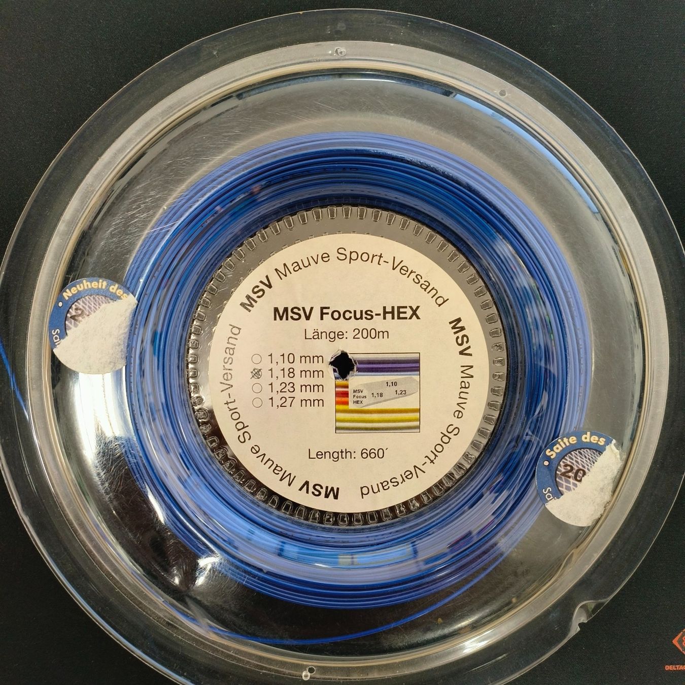 Schläger: Tennissaite MSV Focus Hex – Neu (gemäss Beschreibung) aus Sins von Tennis-Service-Sins