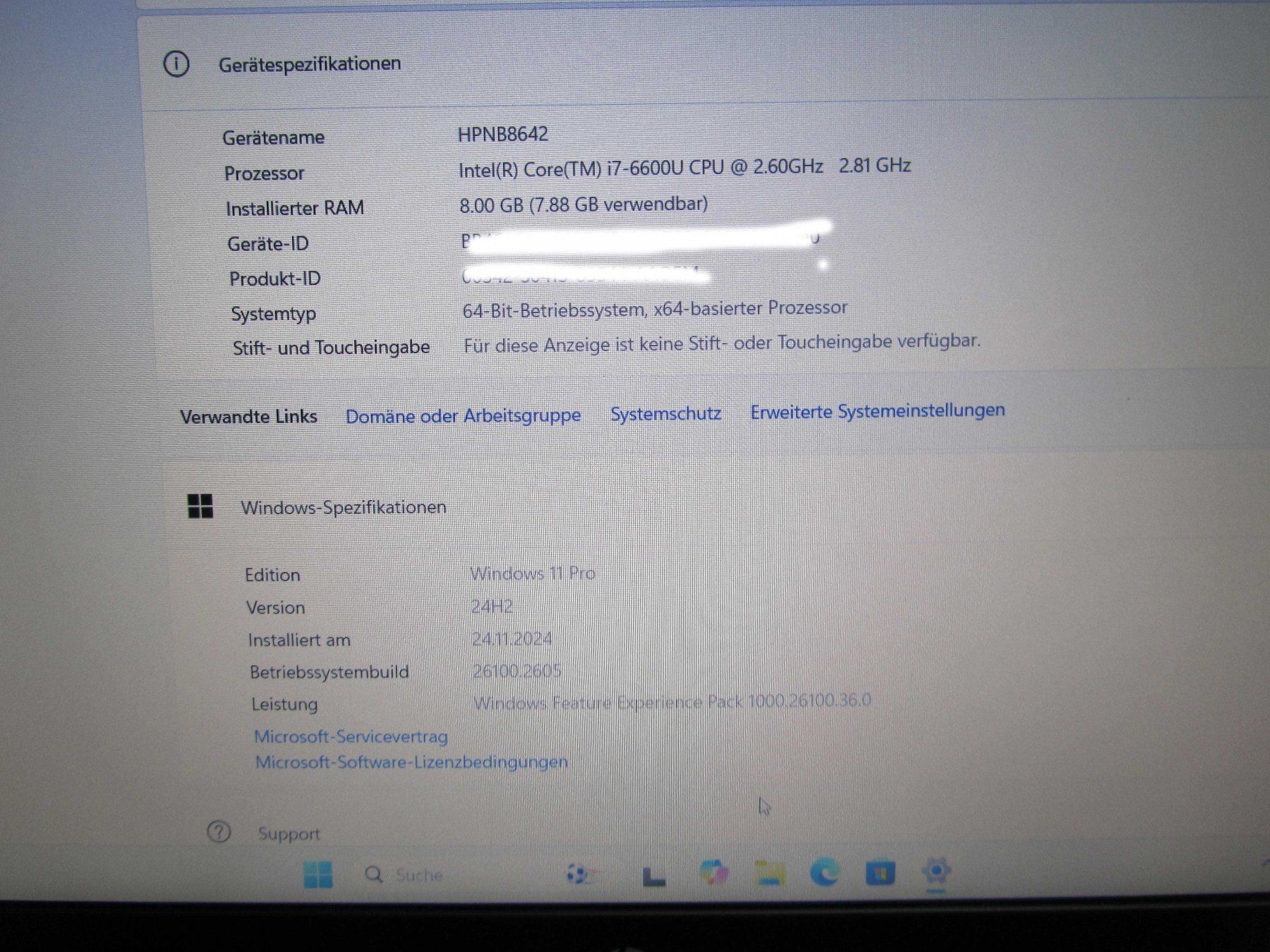 Hewlett Packard Notebook: HP ProBook 640 G2 i7,8GB Notebook – Usato da moosseedorf venduto da RTN10 1