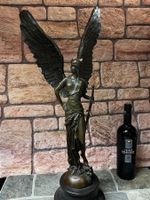 Traumhafte Grosse Elegante Bronze Figur – Engel Des Friedens