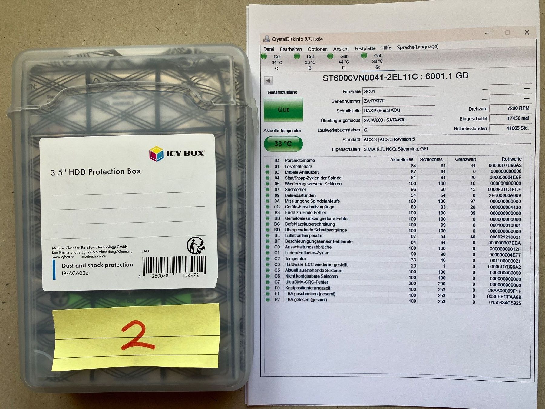 Seagate Dischi rigidi: 6TB HDD IronWolf (2) – Usato da Brunnen venduto da Obw16 1