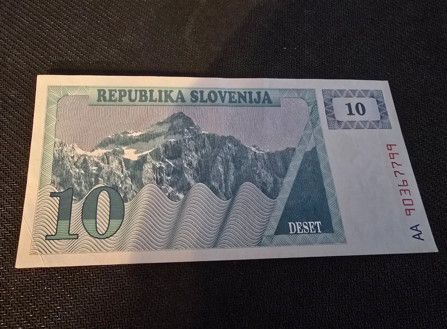 Banconote: Billet Slovénie 10 – Usato da Petit-Lancy venduto da Minnie26 1
