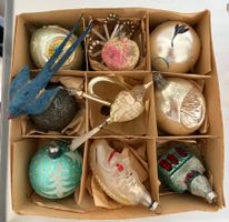 antikes Christbaumschmuck Konvolut