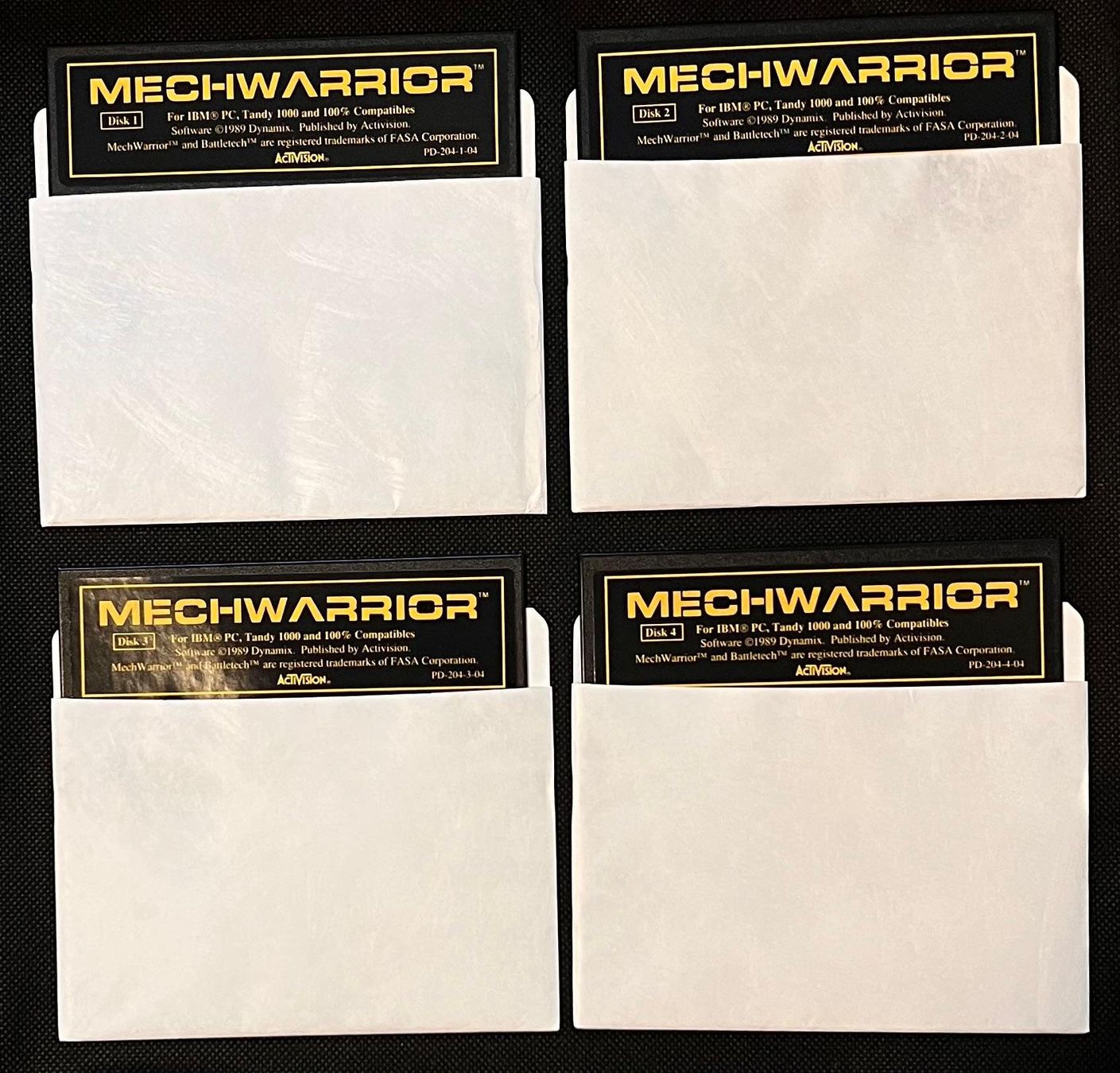 Giochi: PC Big Box Mechwarrior 5.25"/3.5" Floppy Version – Usato da Schachen LU venduto da retrogamer 3