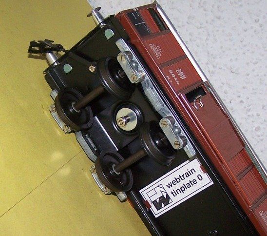 Buco Trains électriques: Webtrain 4Achs-Güterwagen mit Bremserhaus, Kleinserie Spur 0 – Neuf (Voir description) à Brüttisellen par Rentner44zh 3