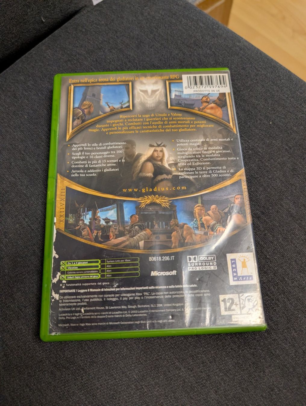 Giochi: Gladius Microsoft xbox – Usato da Giubiasco venduto da Ticinerd 1