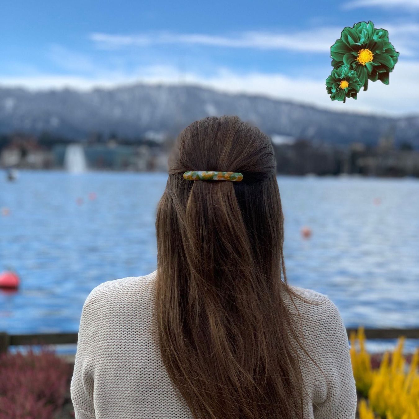 Accessori per capelli: Brick :: Hairclip Haarspange – Nuovo (secondo la descrizione) da Horgen venduto da missistore 2