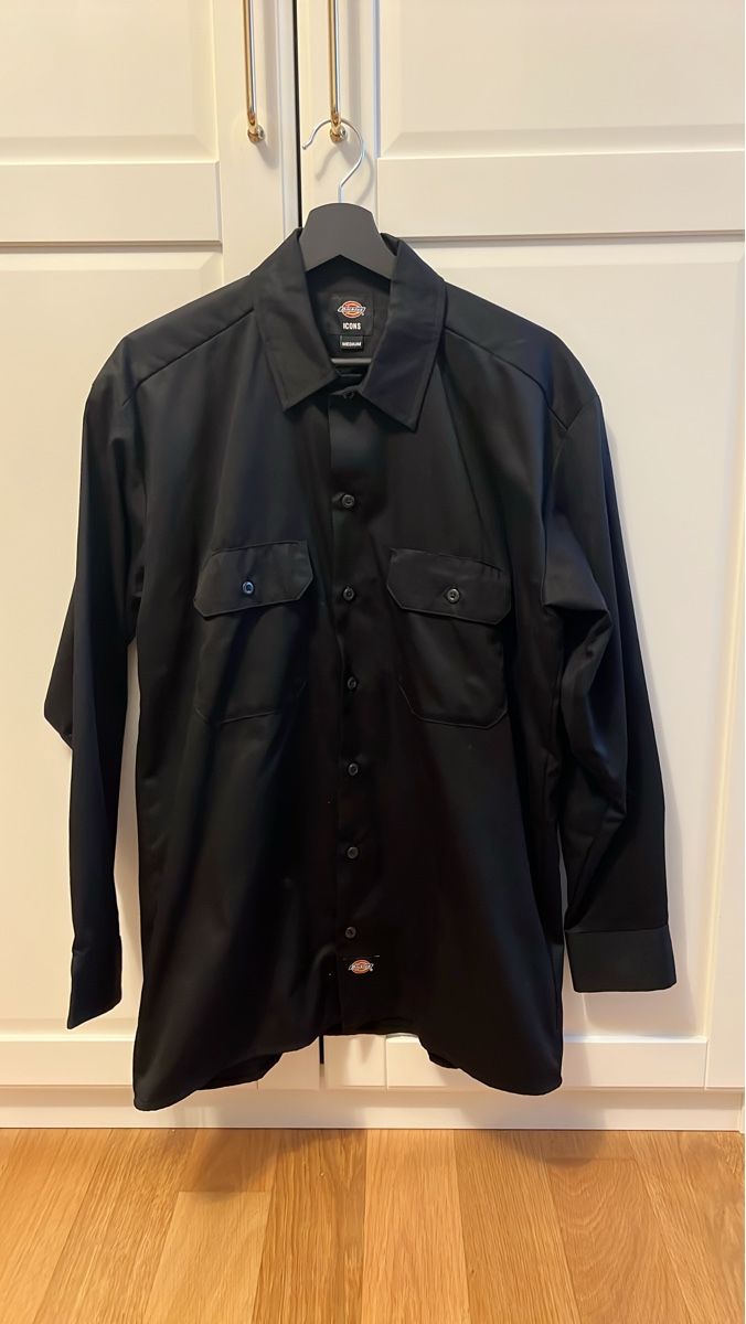 Dickies Camicie: Dickies Hemd Schwarz Grösse M – Usato da Sempach Station venduto da Lembo92