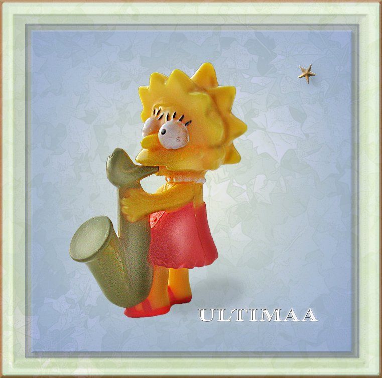 Figuren: Figurine Lisa Simpson mit Saxophon – Gebraucht aus Bern von Ultimaa