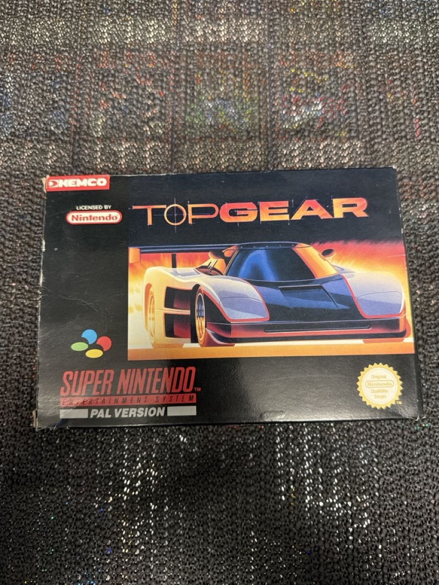 Nintendo Giochi: Super Nintendo Top Gear PAL Version  mit OVP – Usato da Bülach venduto da ran_kqm8