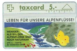 Taxcard 203L_27570 CIPRA Alpenschutz ungebraucht