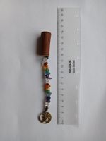 Chakra Dreadlock Anhänger mit OM