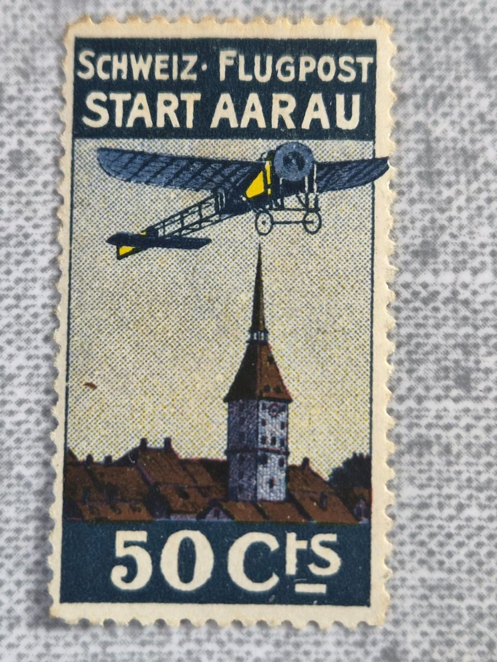 Tutti i francobolli: Flugpost , Vorläufer l ,AARAU * – Nuovo (secondo la descrizione) da Moosseedorf venduto da wau69