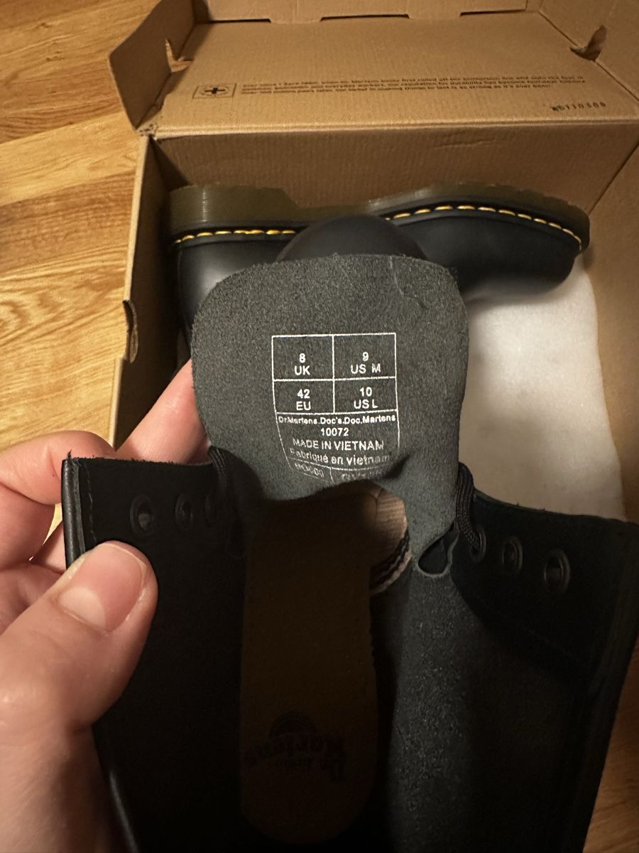 Dr. Martens Scarpe da uomo: Dr. Martens 1460 Navy Leather Boots – Nuovo e nell'imballaggio originale da Dübendorf venduto da din_dl9l 3
