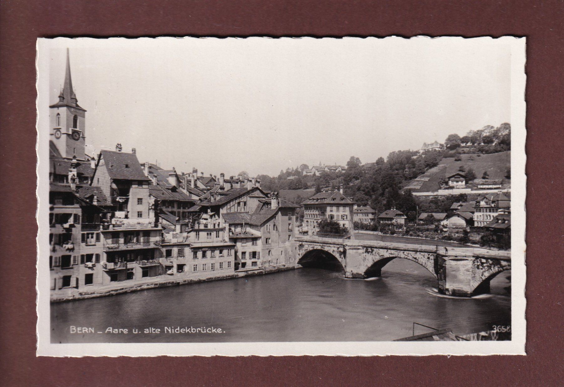 Cartoline postali: BERN - Alte Nydeckbrücke – Usato da Pully venduto da nicecards