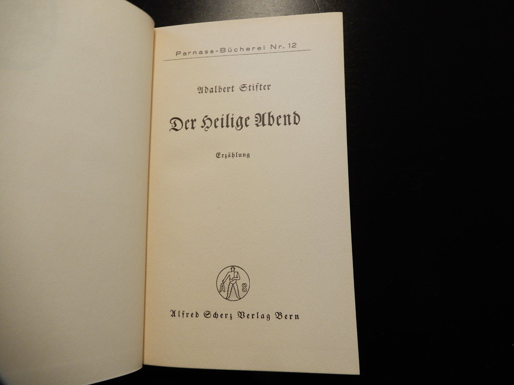 Bücher: Stifter: Der Heilige Abend, Parnass-Bücherei Nr. 12 – Gebraucht aus Erstfeld von Mario_boe0 1