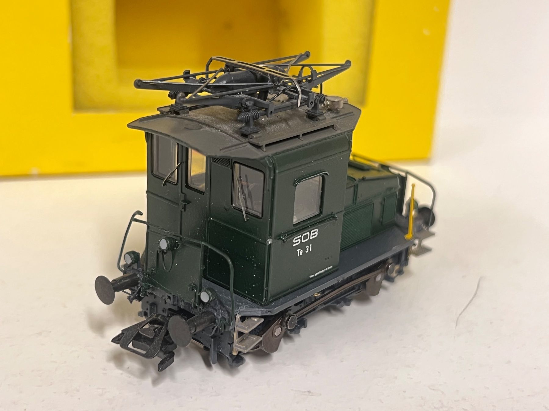 Brawa Modellini di ferrovie: Brawa SOB Te 31 Schienentraktor H0 AC Digital – Difettoso da Geroldswil venduto da TopTrain54 4