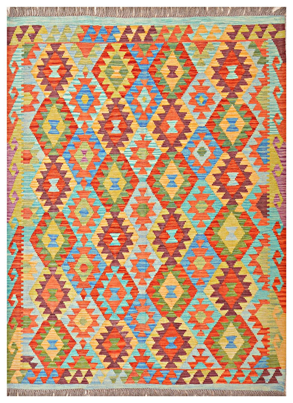 Kelim Tappeti: Oriente Kelim Teppich 157x196 Cm – Nuovo e nell'imballaggio originale da Lahore venduto da Fairways79 7