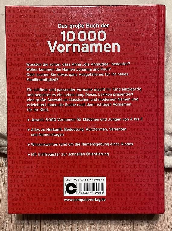 Libri: 10000 Vornamen – Usato da Bazenheid venduto da josiba_6 1