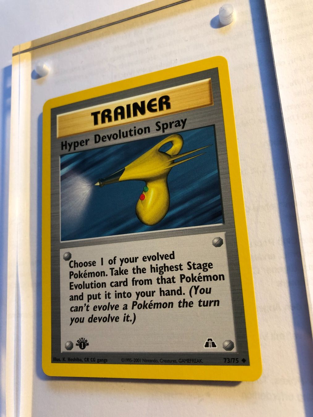 Carte collezionabili: Hyper Devolution Spray 1st Neo Discovery (Unc.) - MINT - ab1 – Usato da Giubiasco venduto da dan_pr8b 2