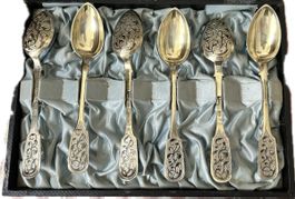 Cuillères en argent russe ( zolotnik)