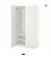 PAX / FORSAND Kleiderschrank, weiß/weiß, 100x60x201cm