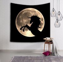 Wandbehang Einhorn mit Vollmond 95cm x 73cm