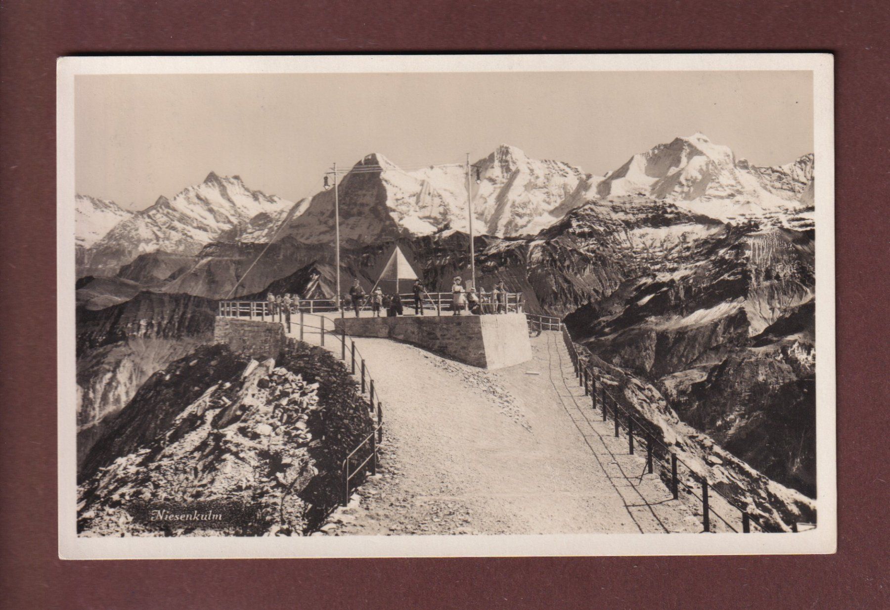 Cartoline postali: NIESEN-KULM - 1931 – Usato da Pully venduto da nicecards