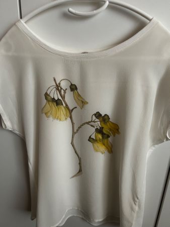 Nile Bluse Vorderseite Seide gr xs