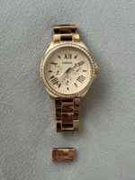 Fossil Uhr Roséfarben mit Zirkonia Steinen