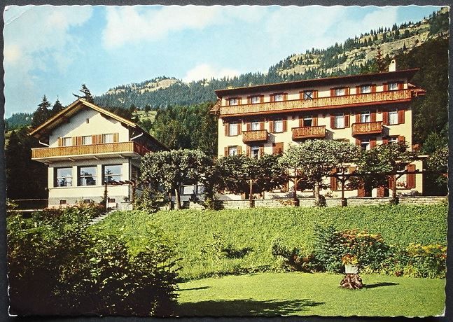 Cartoline postali: VITZNAU Hotel S.E.V. Grubisbalm – Usato da Jona venduto da philajona