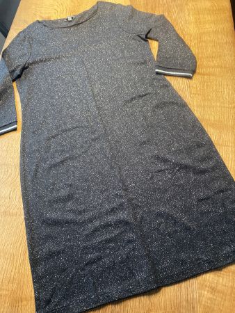 STREET ONE KLEID GR.40/M festlich schwarz/glitterig