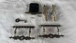 Antikes Türschloss-Set, Beschläge von 1845