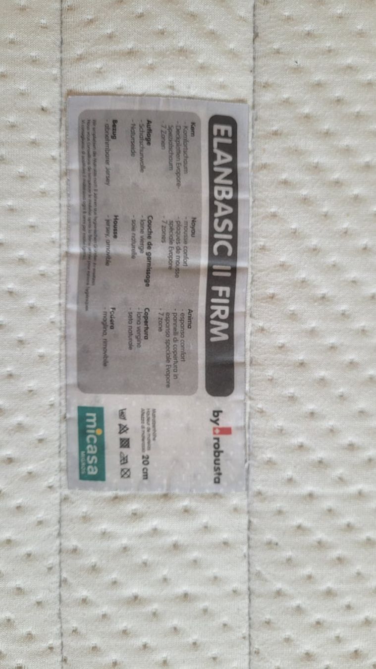Materassi: Matratze 160x200cm Robusta Elanbasic II firm – Usato da Bern venduto da rolandwid 1