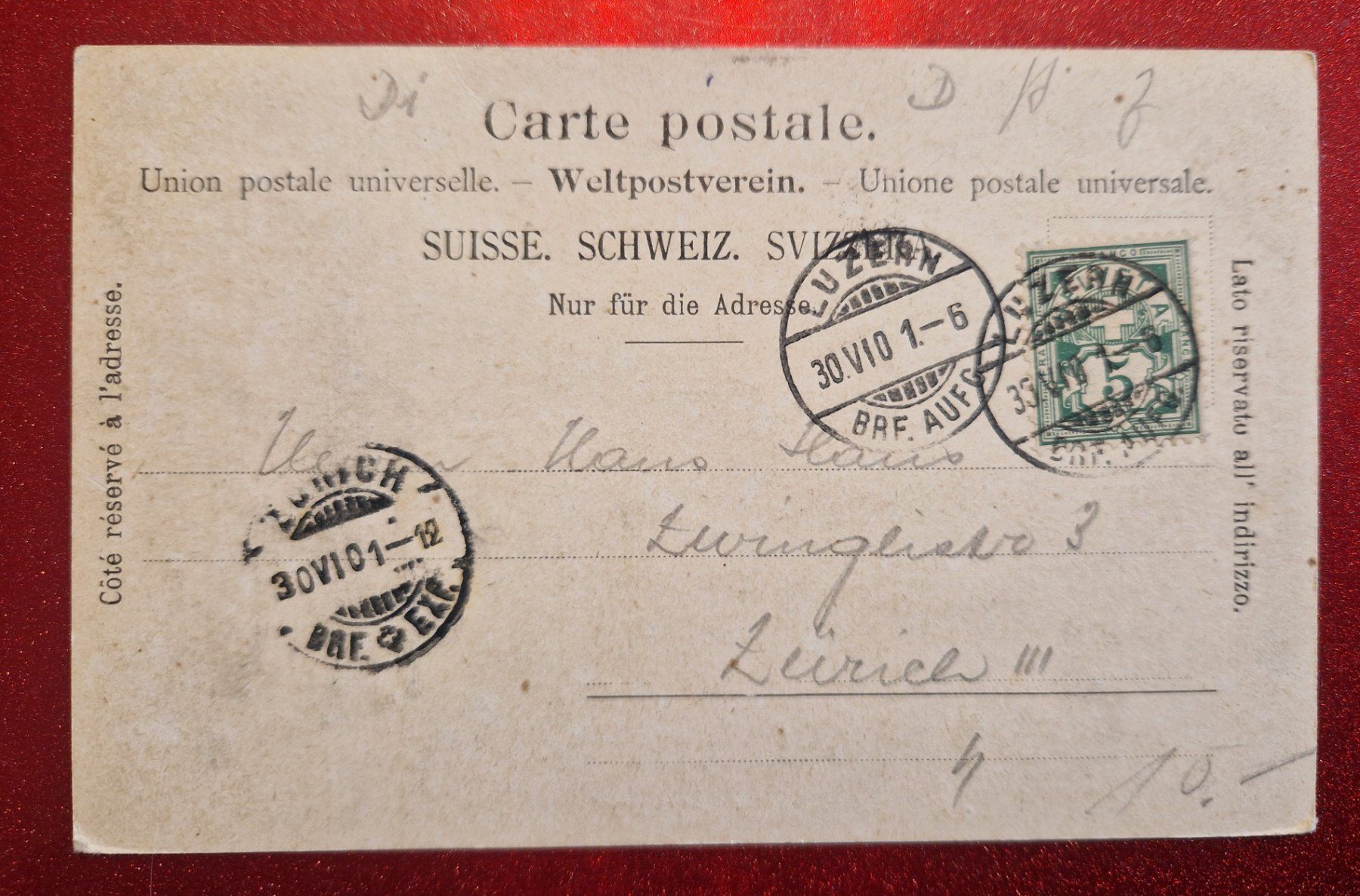 Cartoline postali: Treib am See 1901- Selten – Usato da Melchnau venduto da Fishel 1