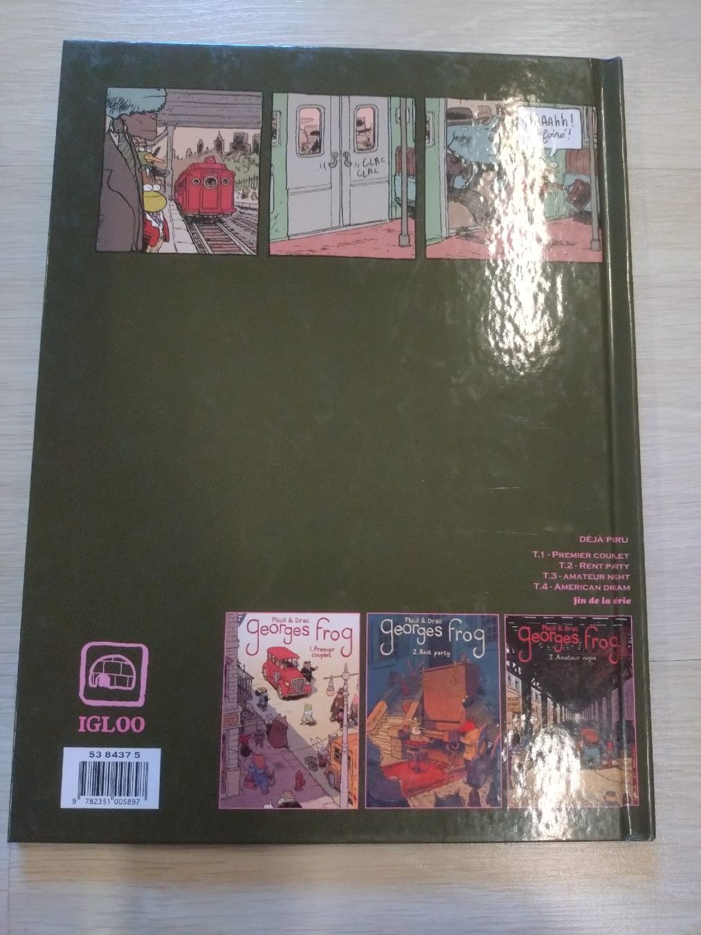 Fumetti: Georges Frog 4 American Dream EO  – Usato da Farvagny-le-Grand venduto da LaCaverne 1