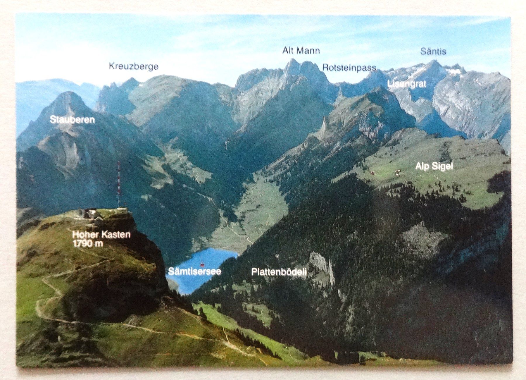 Ansichtskarten: Im Alpstein – Gebraucht aus Fétigny von Billy2miny