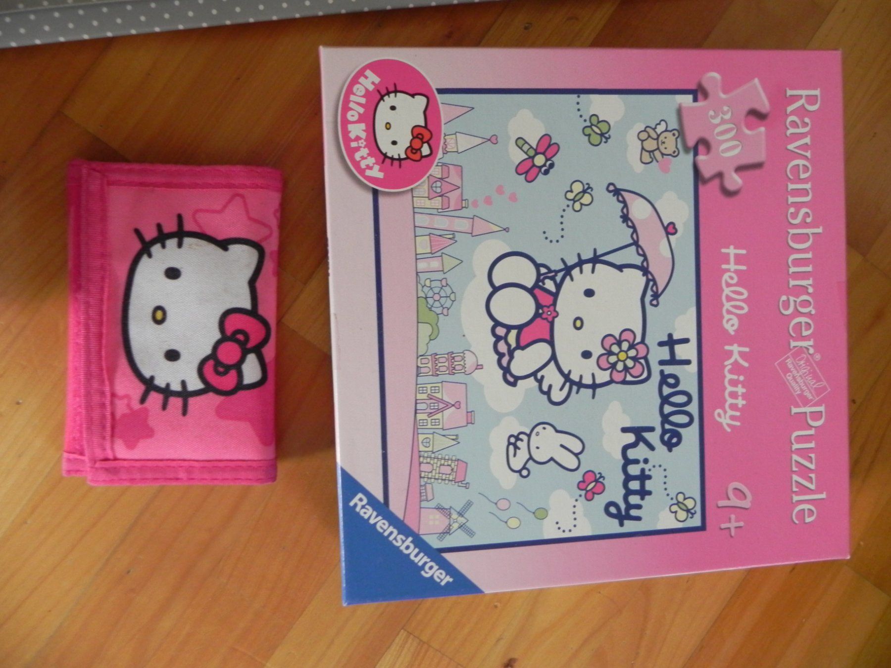 Hello Kitty Giocattoli: Hello Kitty Set Mädchen Puzzle Kuscheltier Flasche – Usato da Stallikon venduto da pcerny16 5
