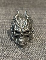 Stahl Ring Skull Totenschädel US Grösse 10
