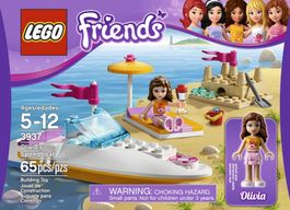LEGO Friends: Bateau, plage et soleil d'été!