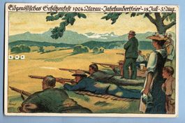 Postkarte Eidgenössisches Schützenfest 1924