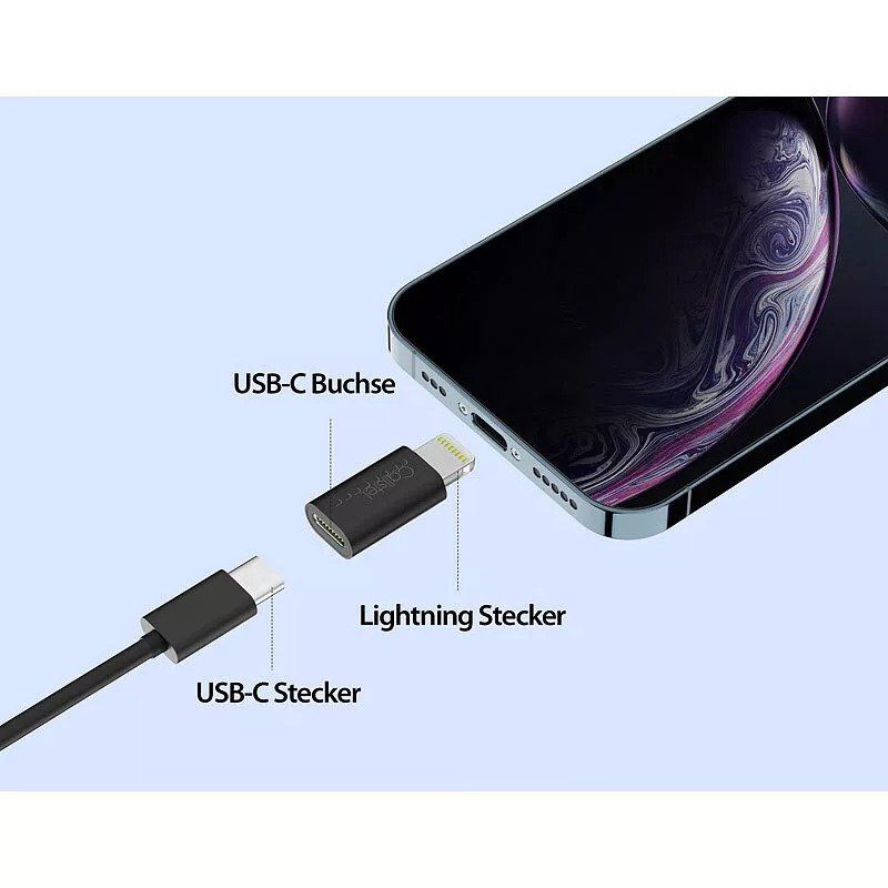 Laufwerke & Adapter: Adapter iPhone Lightning auf Tpy C USB – Neu (gemäss Beschreibung) aus Kirchdorf AG von Apost008 1