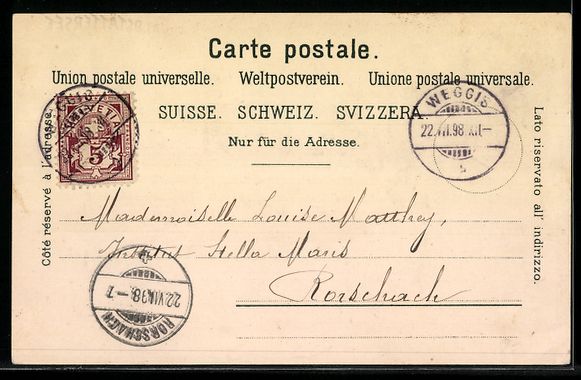 Cartes postales: Litho Vitznau, Vierwaldstättersee mit B – D'occasion à Berlin par bartko-reher 1