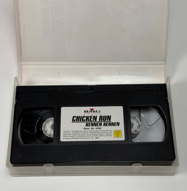 Chicken Run Hennen Rennen VHS Kultspass! 🐔🎬🇩🇪/🇬🇧 Acheter sur Ricardo