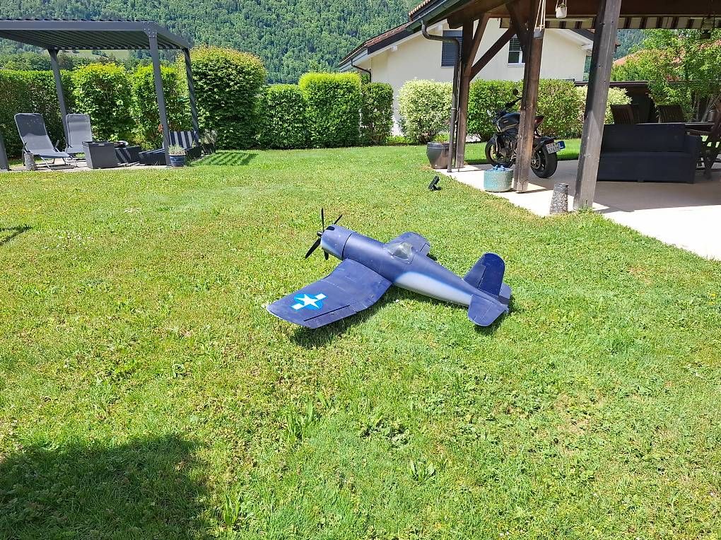 RC Modellbau: Corsair fibre et bois – Gebraucht aus grandvillard von ChanceVought