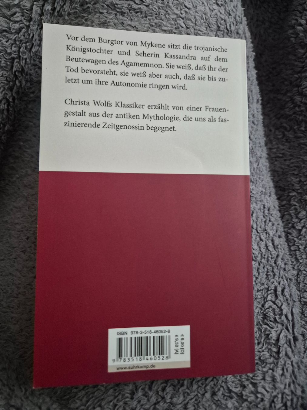 Livres: Kassandra – D'occasion à Reigoldswil par lus_76dn 1