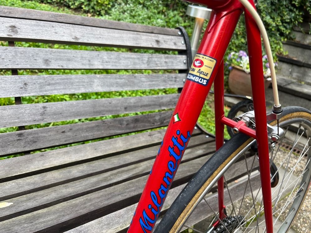 80er Jahre Rennvelo - Milanetti - mit Columbusrahmen (Gebraucht) in Vernier  fr CHF 260  nur Abholung auf Ricardo kaufen